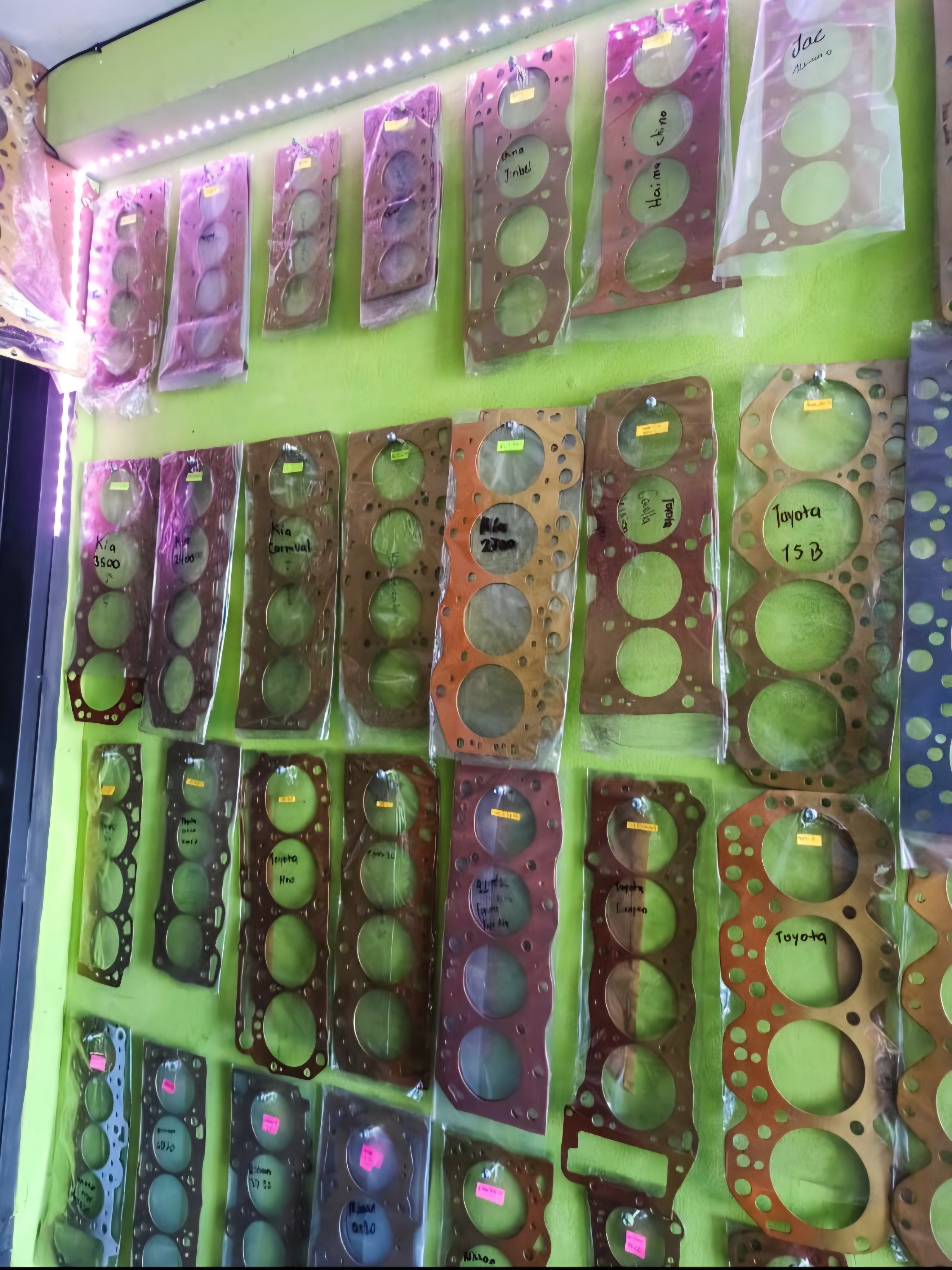 Stock ilimitado de juntas