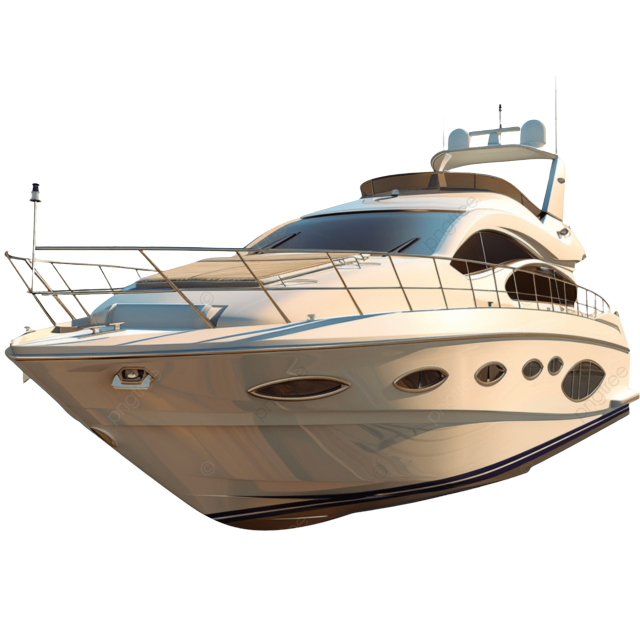 Lancha moderna navegando en el mar